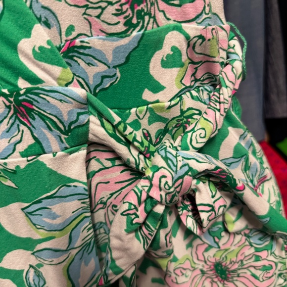 Lilly Pulitzer Sailynn Romper - Spearmint Blossom Views (Size XXS) - Picture 5 of 11